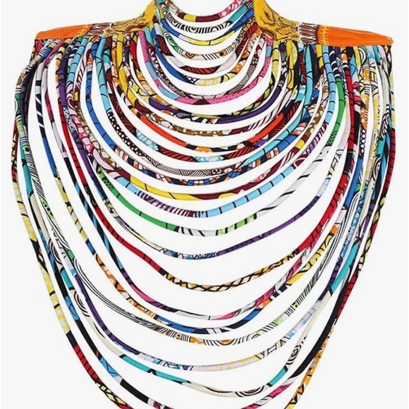 Jewelry - Women’s Handmade Ankara Kente Necklace –